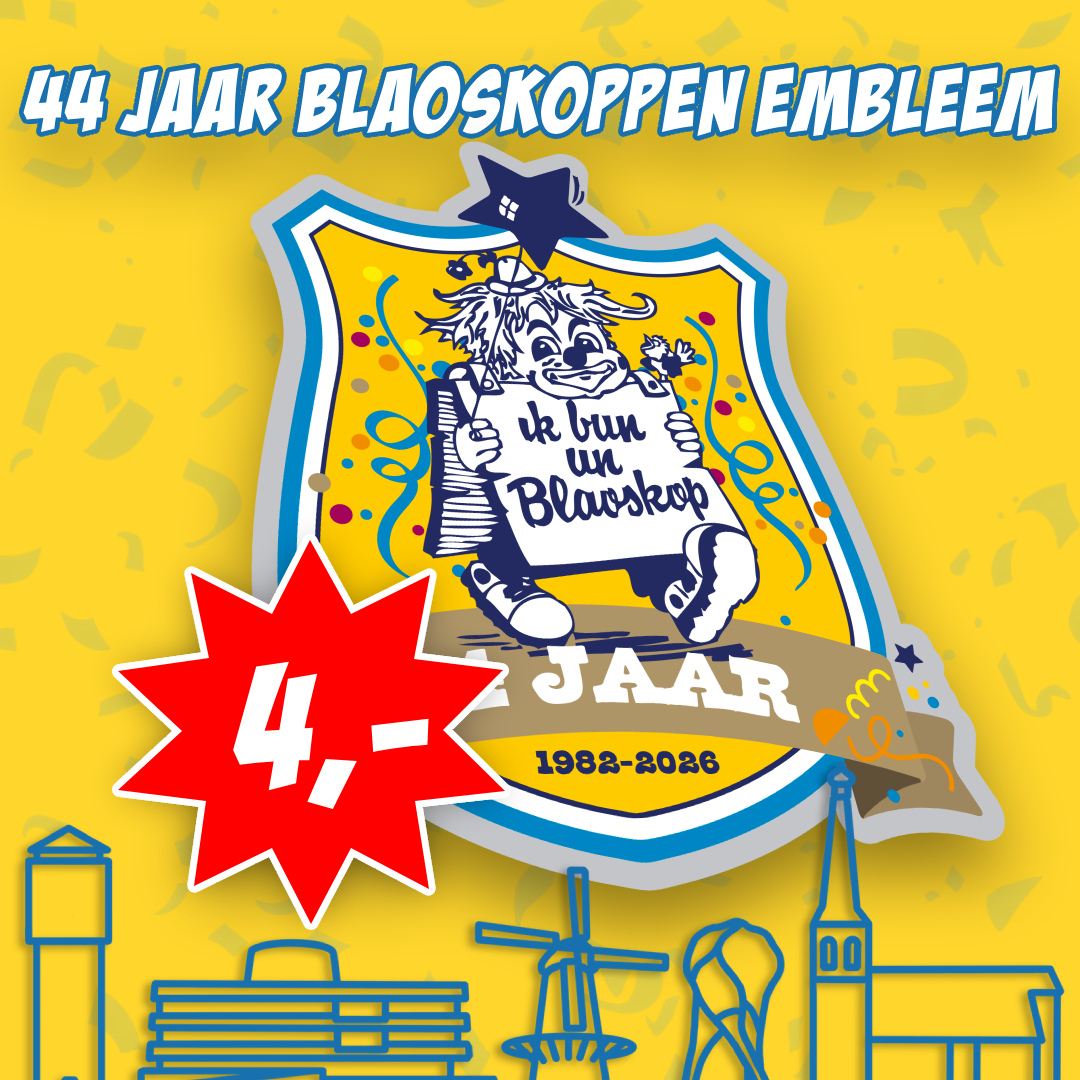 44 Jaar Blaoskoppen Embleem