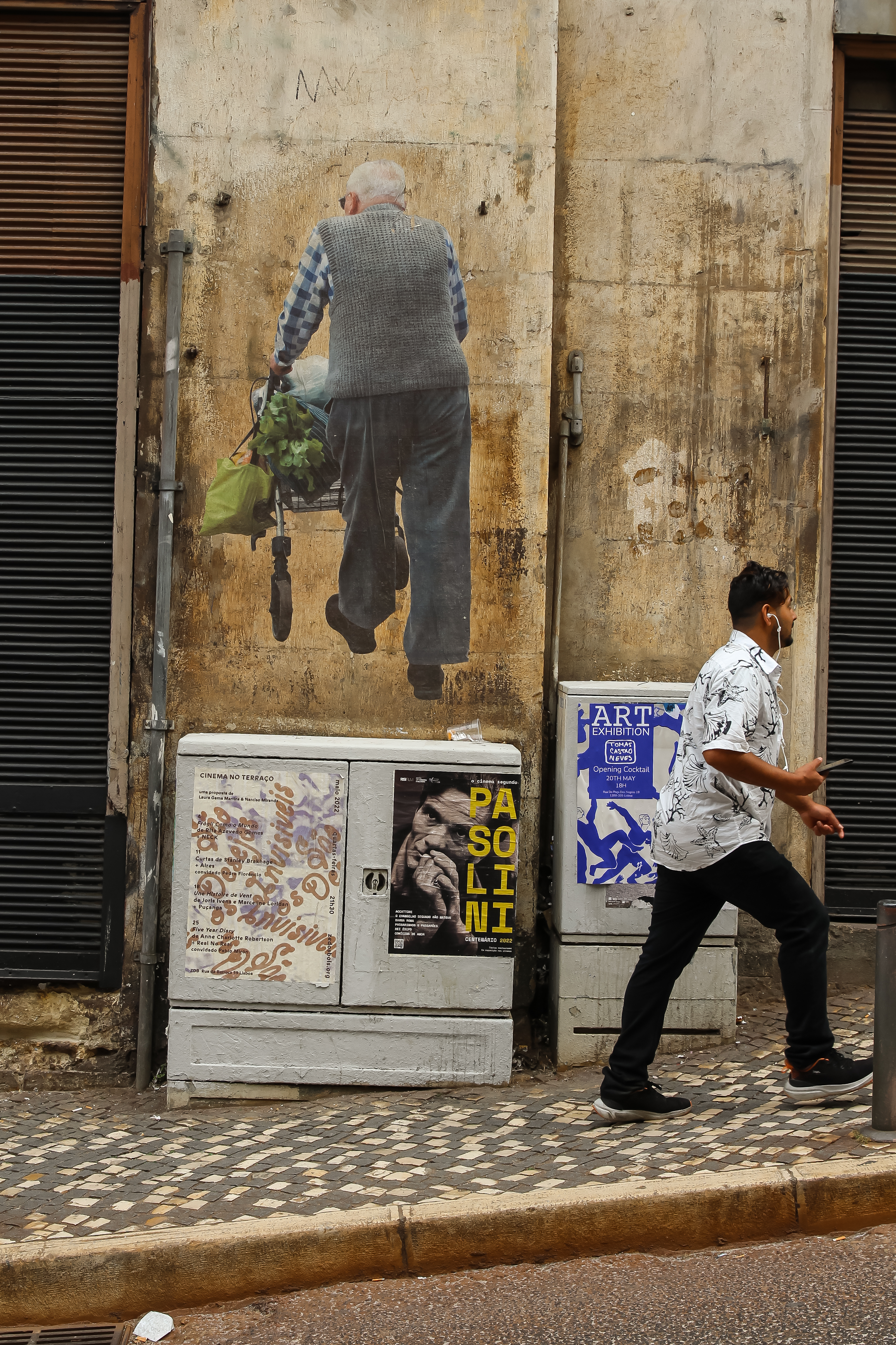 Photo sur toile d'art urbain à Lisbonne.