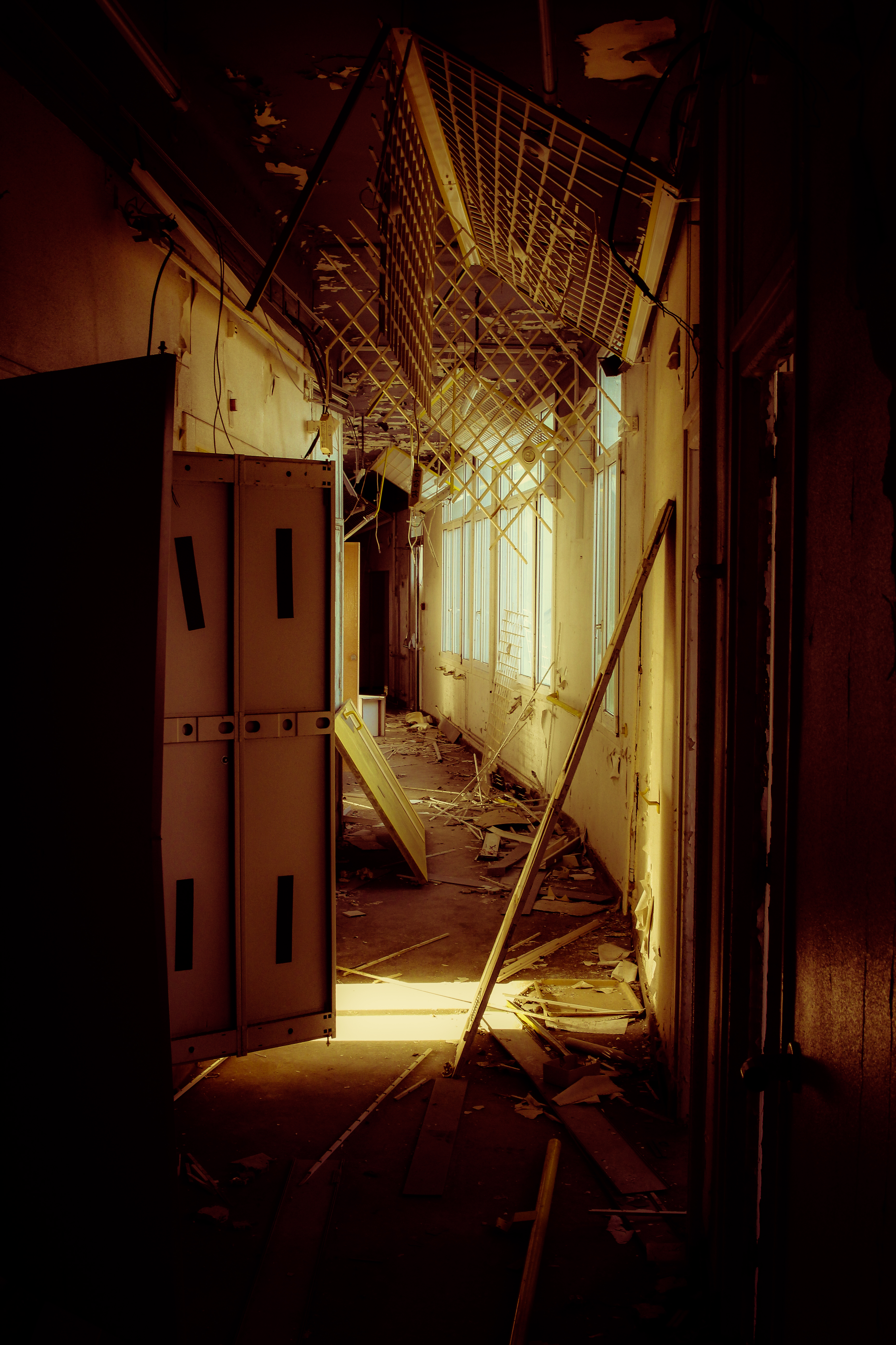 Photo sur toile lieu abandonné.