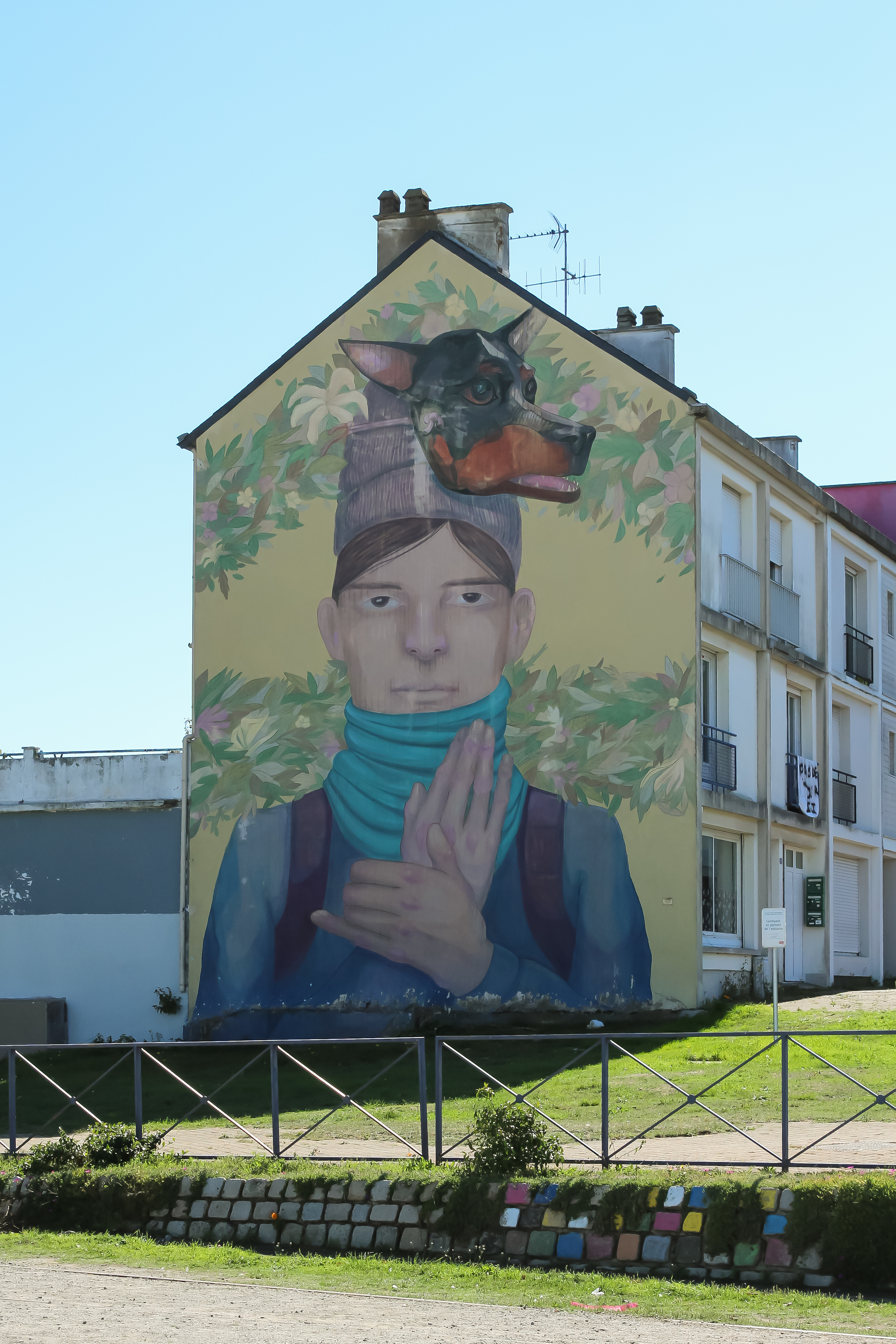 Photo sur toile d'une fresque murale artistique.