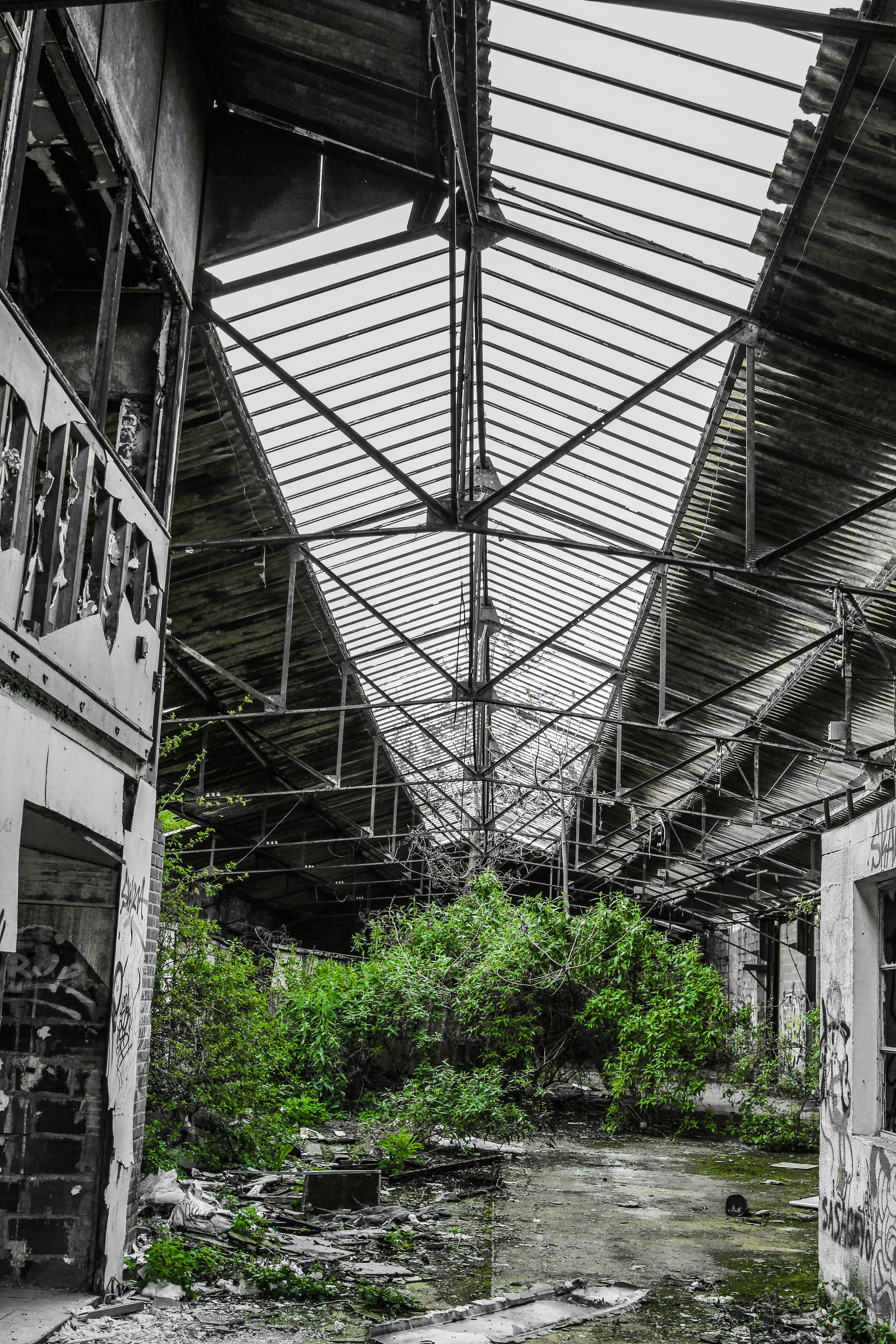 Photo sur toile de l'industrie abandonnée