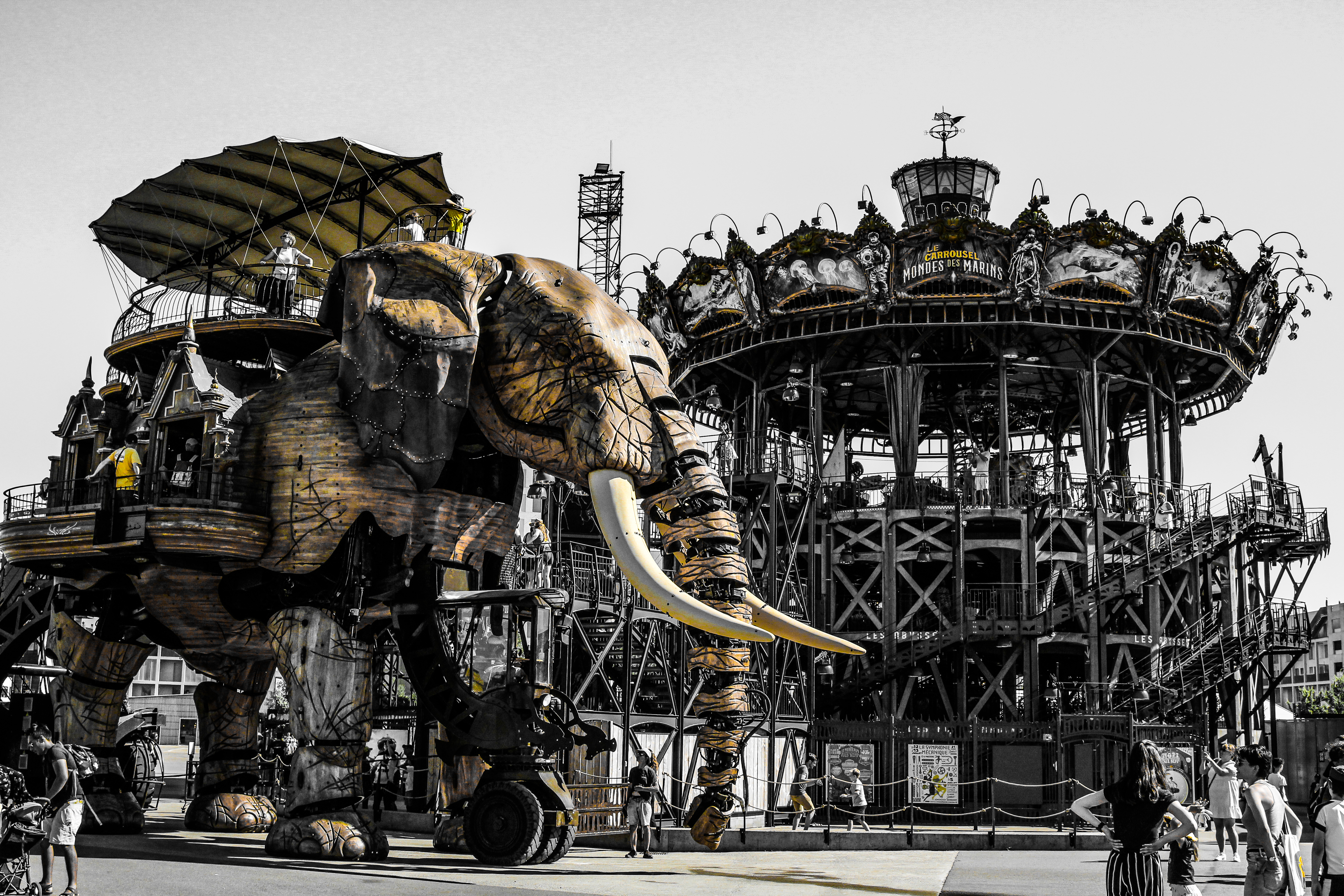 Photo sur toile de l'éléphant Mécanique Géant de Nantes.