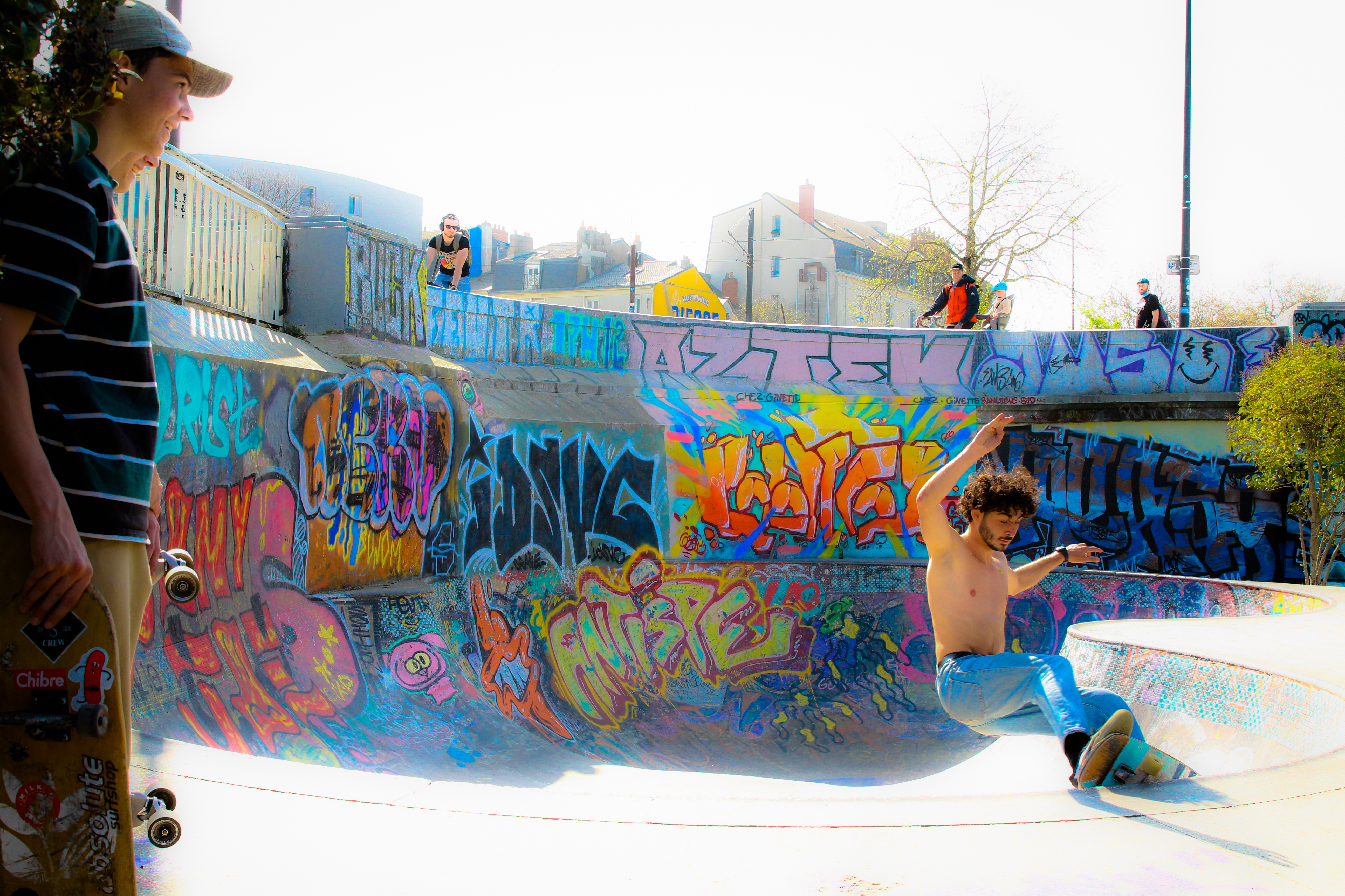 Photo sur toile du skate-park de Nantes. 