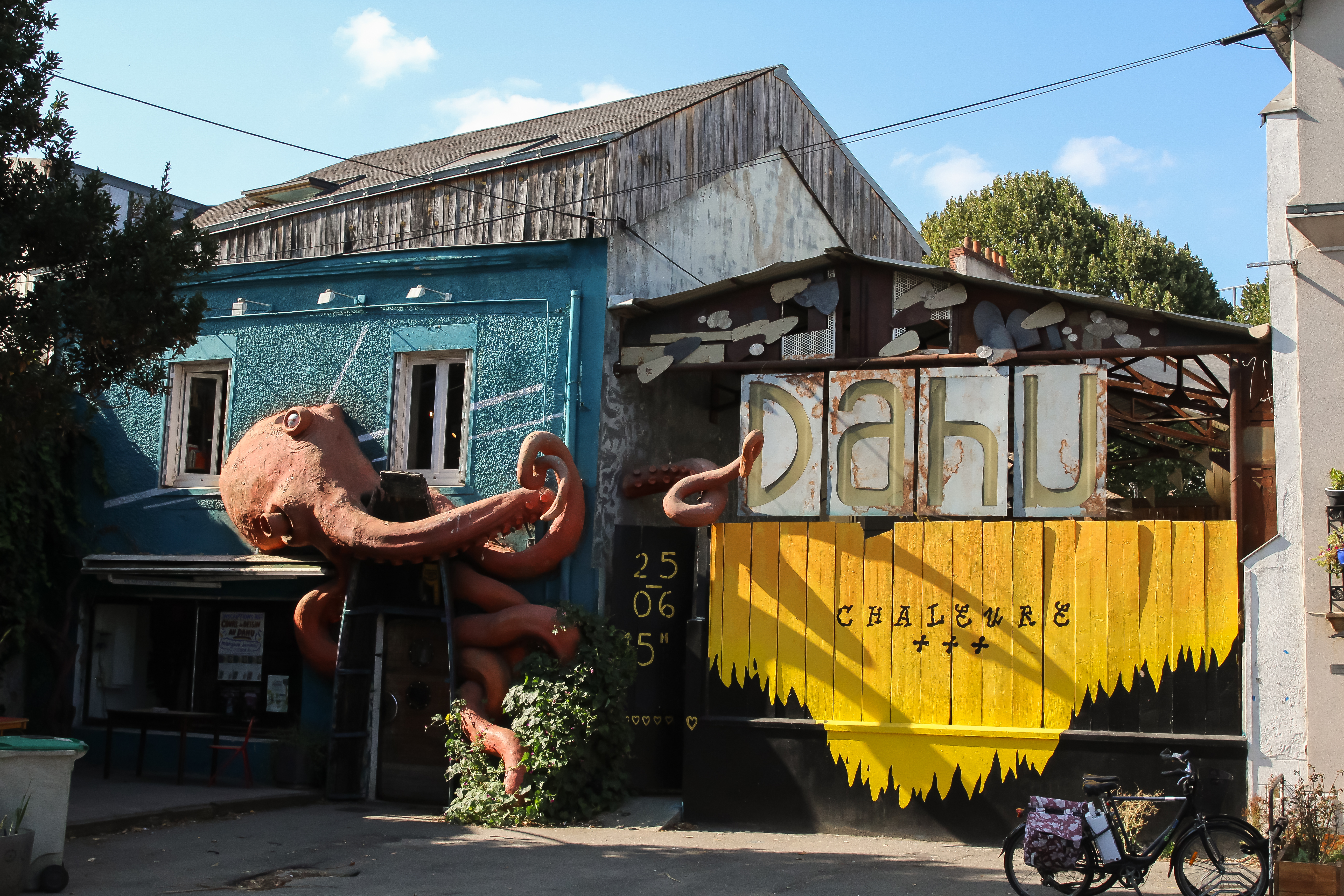 Photo sur toile d'une sculpture Géante de Poulpe à Nantes.