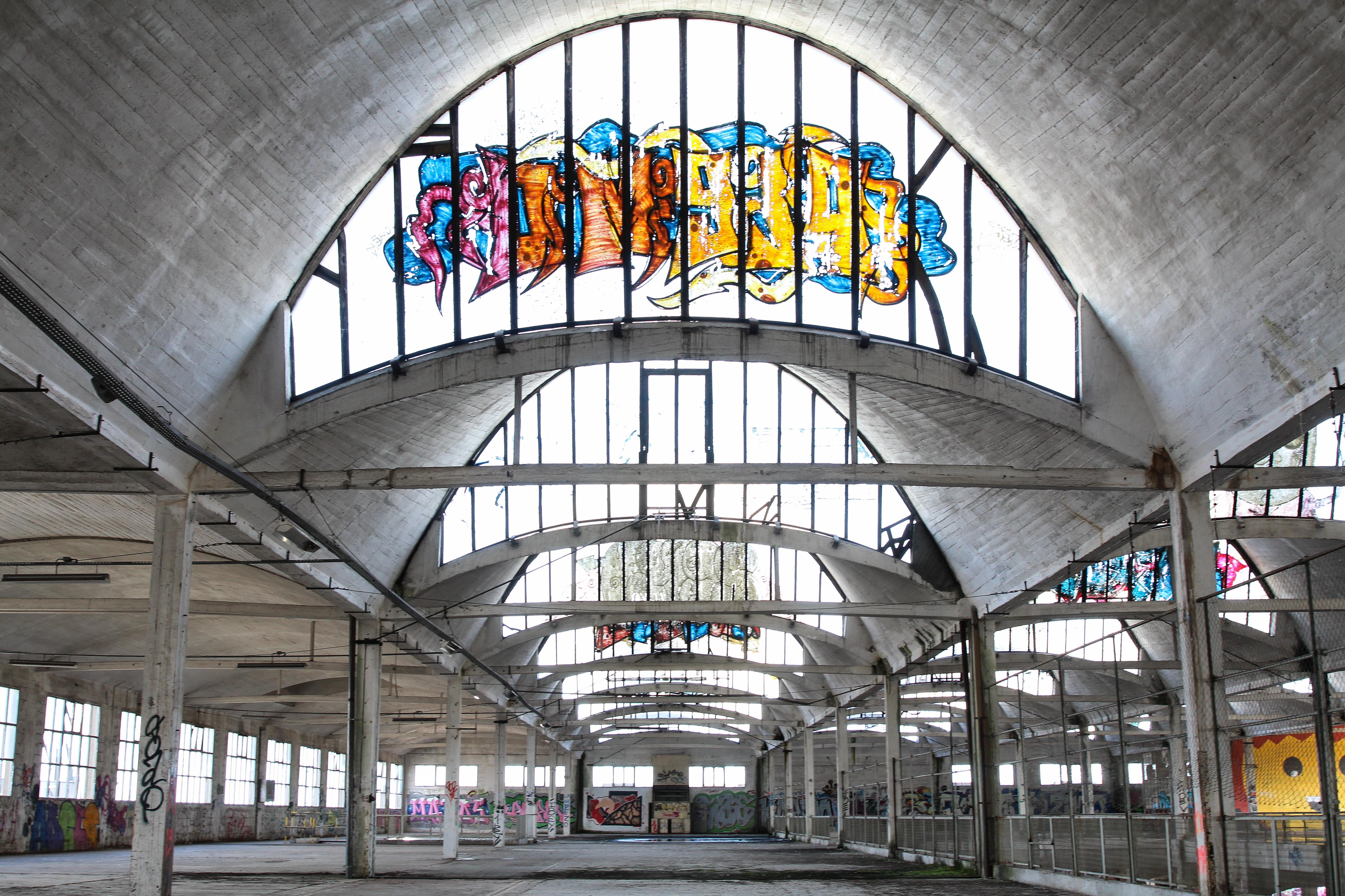 Photo sur toile d'une usine abandonnée