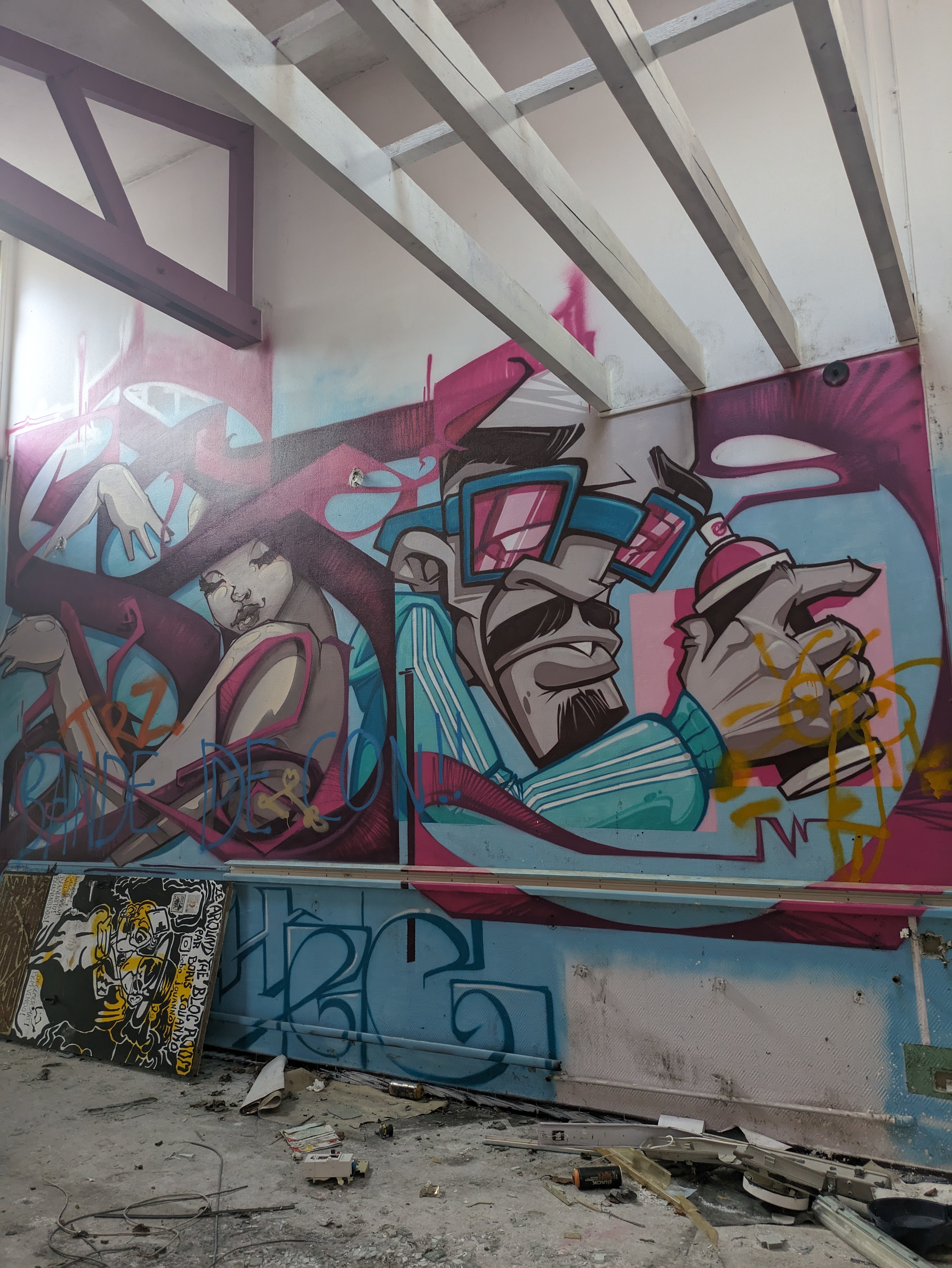 Urbex street art Maine et Loire.