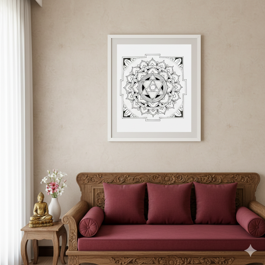 Sacred Sri Yantra Mandala 