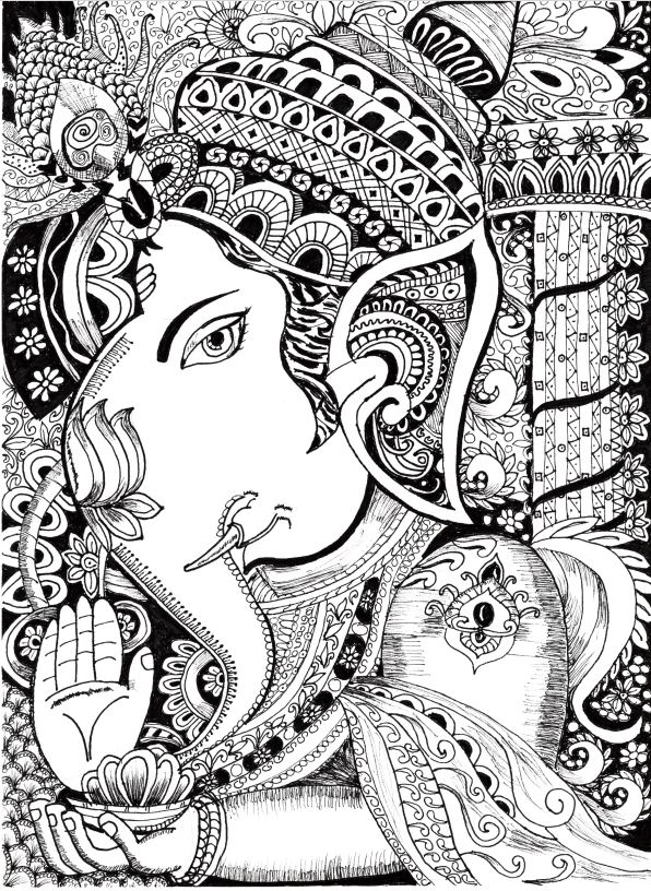 Intricate Ganesh 