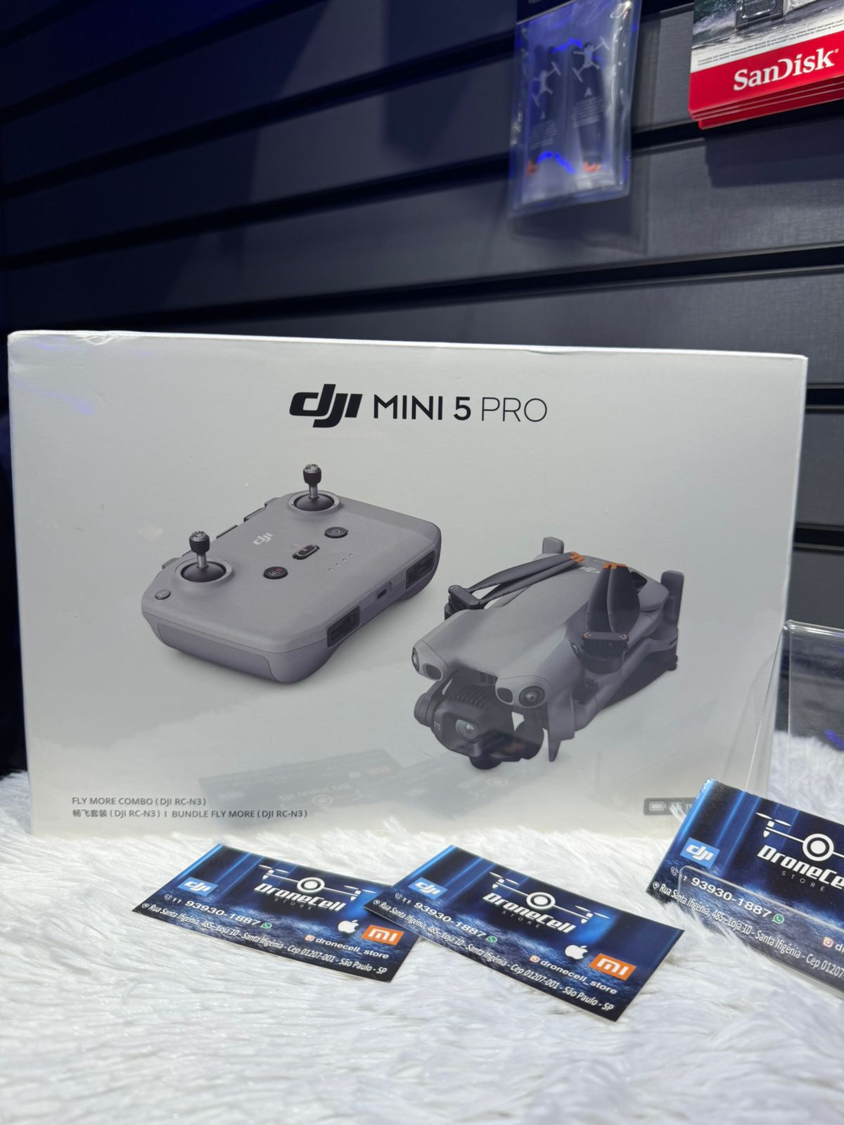Dji Mini 5 PRO Combo Fly More Sem Tela