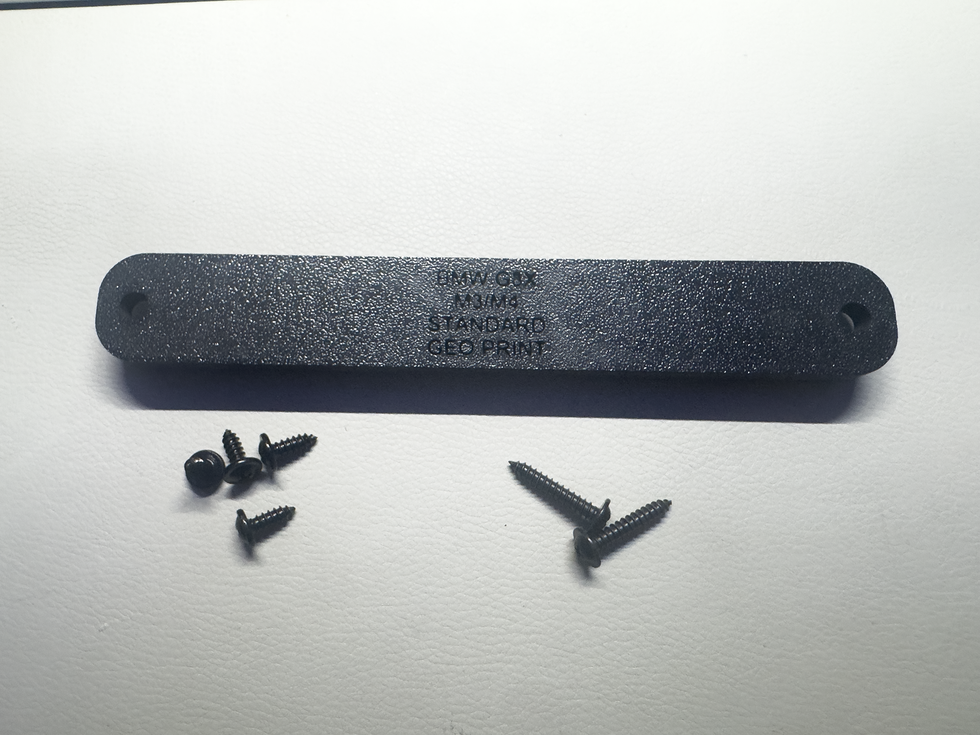 BMW G8X M3 / M4 Standard Grill 2021-Current - OEM Plinth Delete Kit (FRONT)