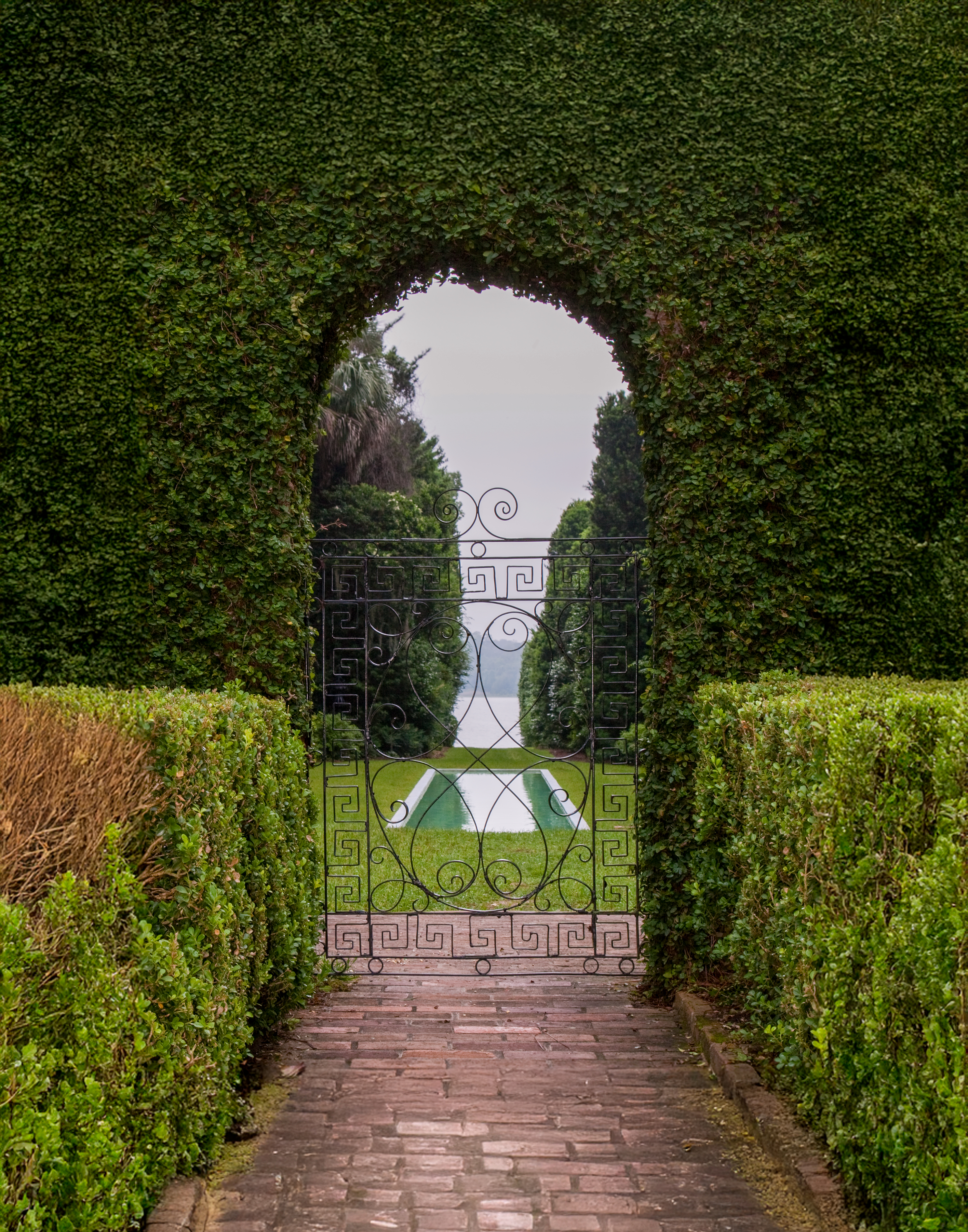 Decorative Iron Garden Gate