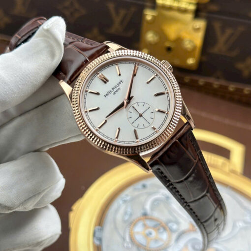 Đồng hồ Patek Philippe Rep 1:1 Calatrava 6119, Vàng hồng, Size 39mm
