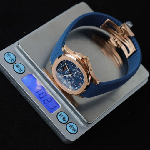 Đồng hồ Patek Philippe Aquanaut 5261R, mặt xanh dương máy cơ Thụy Sỹ, Size 40mm