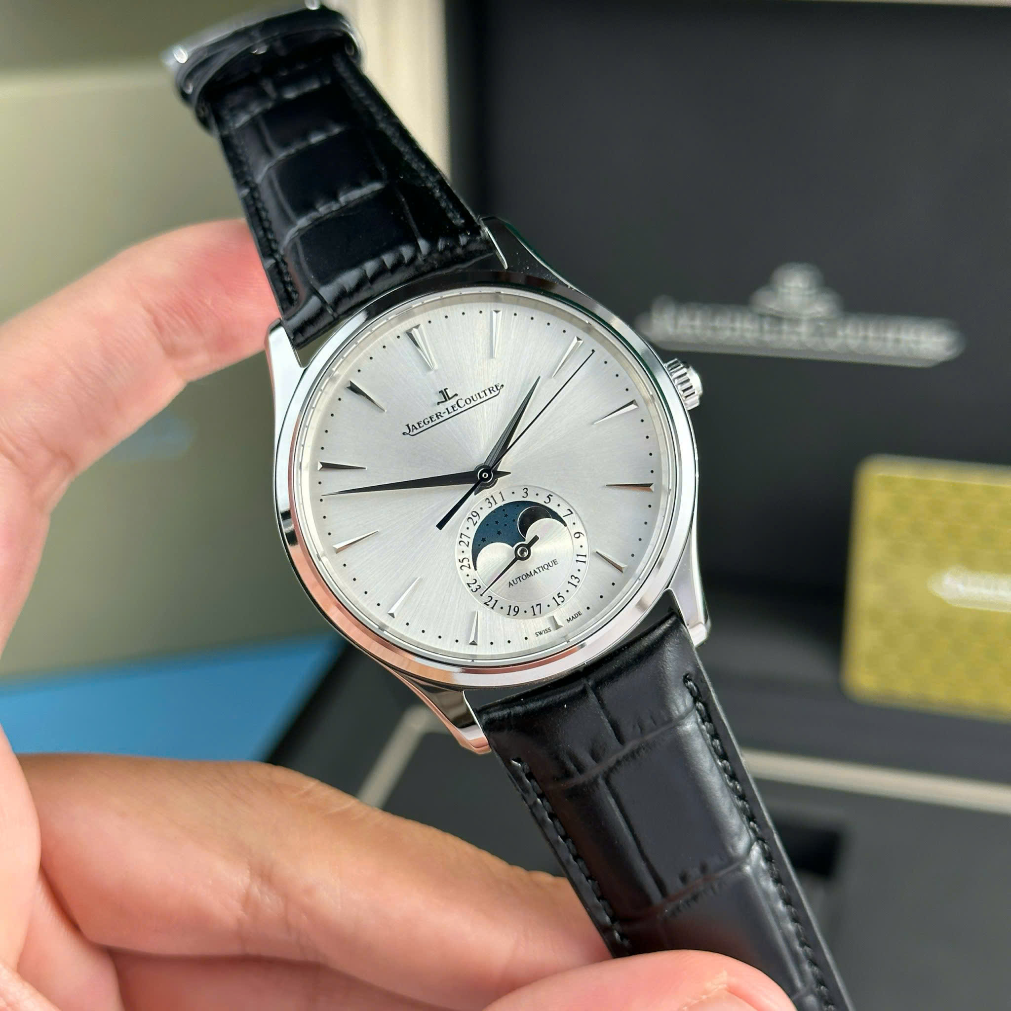 Đồng hồ Jaeger LeCoultre Master Ultrathin Moon, Size 39mm, White