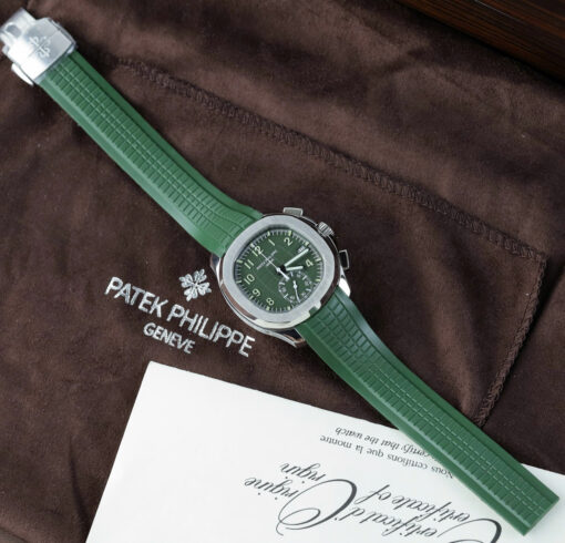 Đồng hồ Patek Philippe Aquanaut 5968G Replica 1:1, màu xanh kak, size 42mm