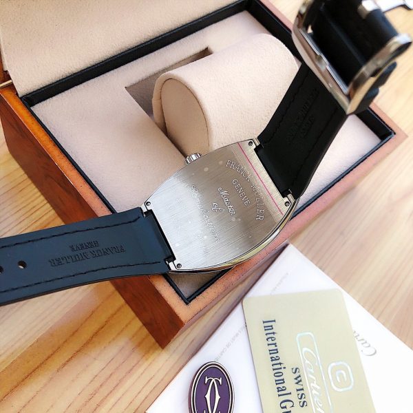 Đồng hồ nam Franck Muller Vanguard Yachting V45 Black, Size 44x54mm, máy cơ Thuỵ sĩ ETA