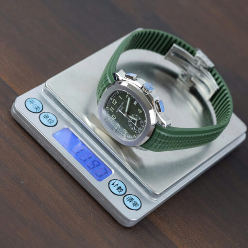 Đồng hồ Patek Philippe Aquanaut 5968G Replica 1:1, màu xanh kak, size 42mm