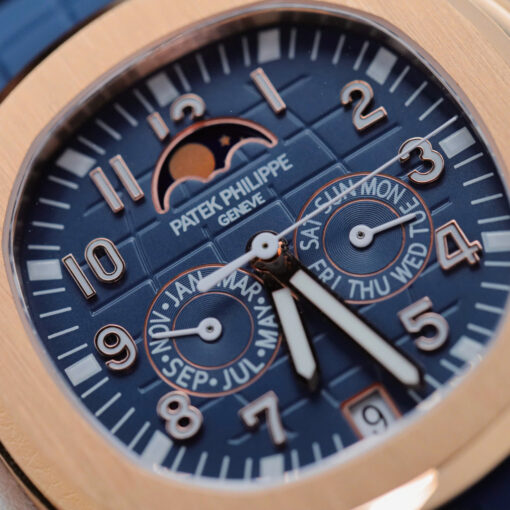 Đồng hồ Patek Philippe Aquanaut 5261R, mặt xanh dương máy cơ Thụy Sỹ, Size 40mm