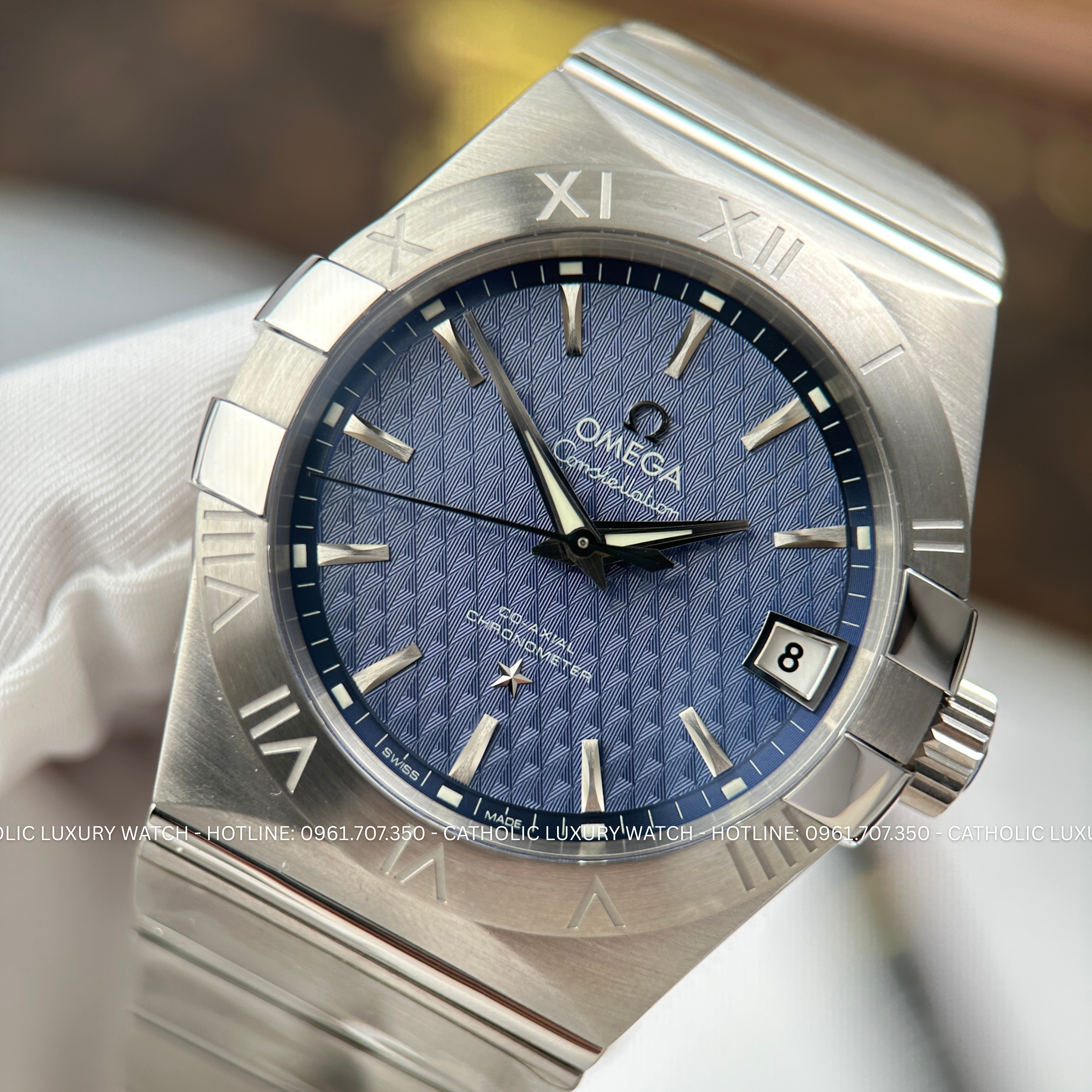 Đồng hồ nam Omega Constellation Co-Axial, Size 38mm
