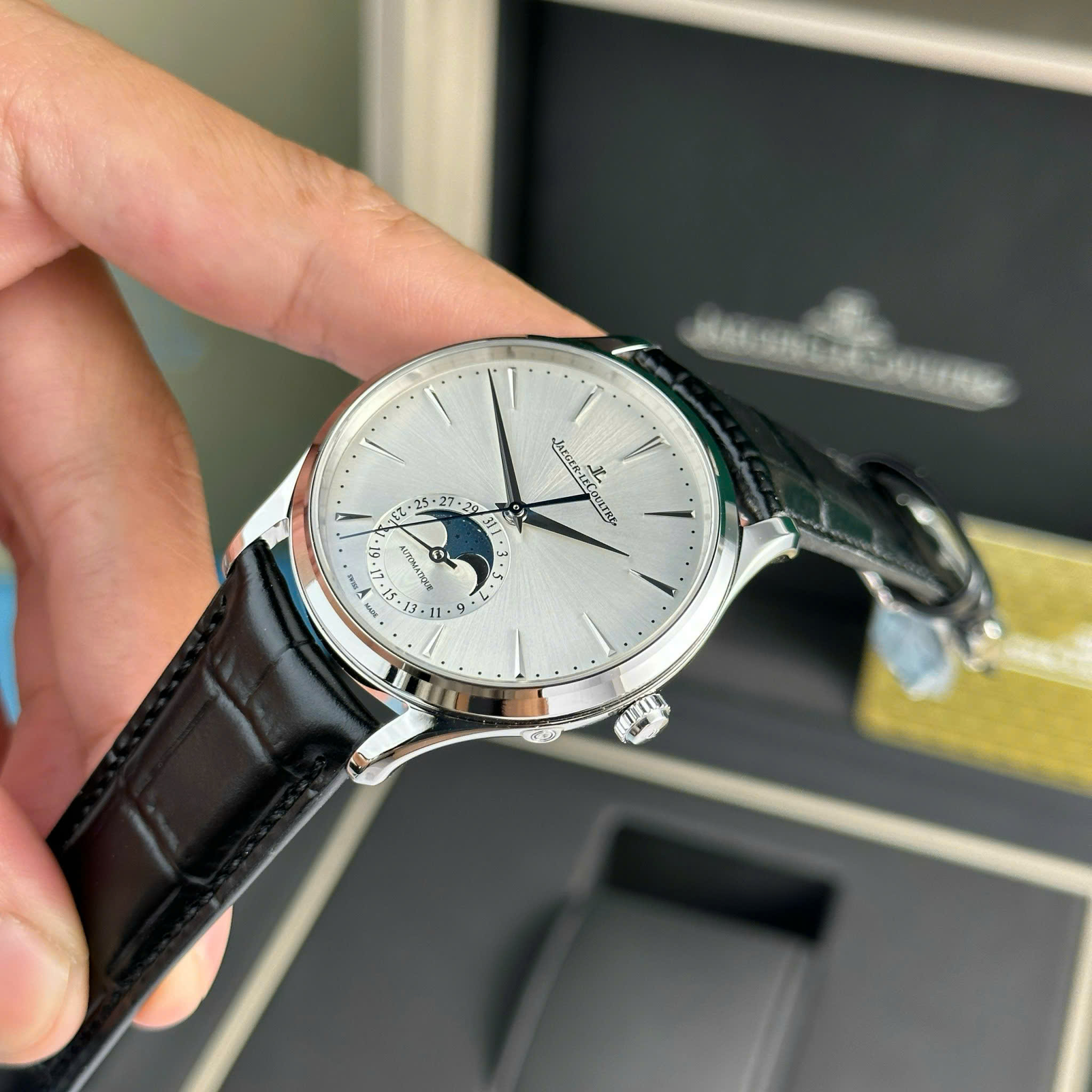 Đồng hồ Jaeger LeCoultre Master Ultrathin Moon, Size 39mm, White