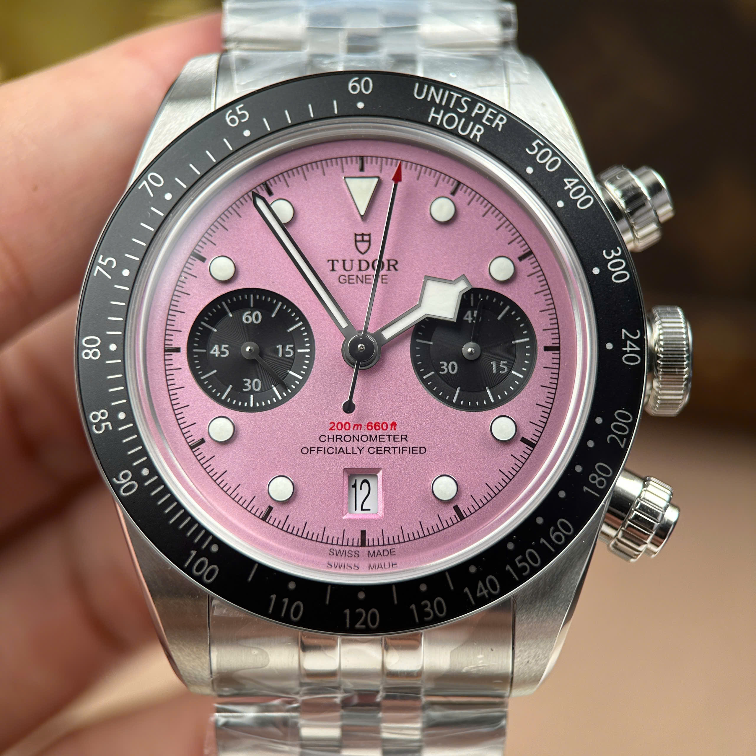 Đồng hồ Tudor Black Bay Chronograph, Size 41mm, Pink