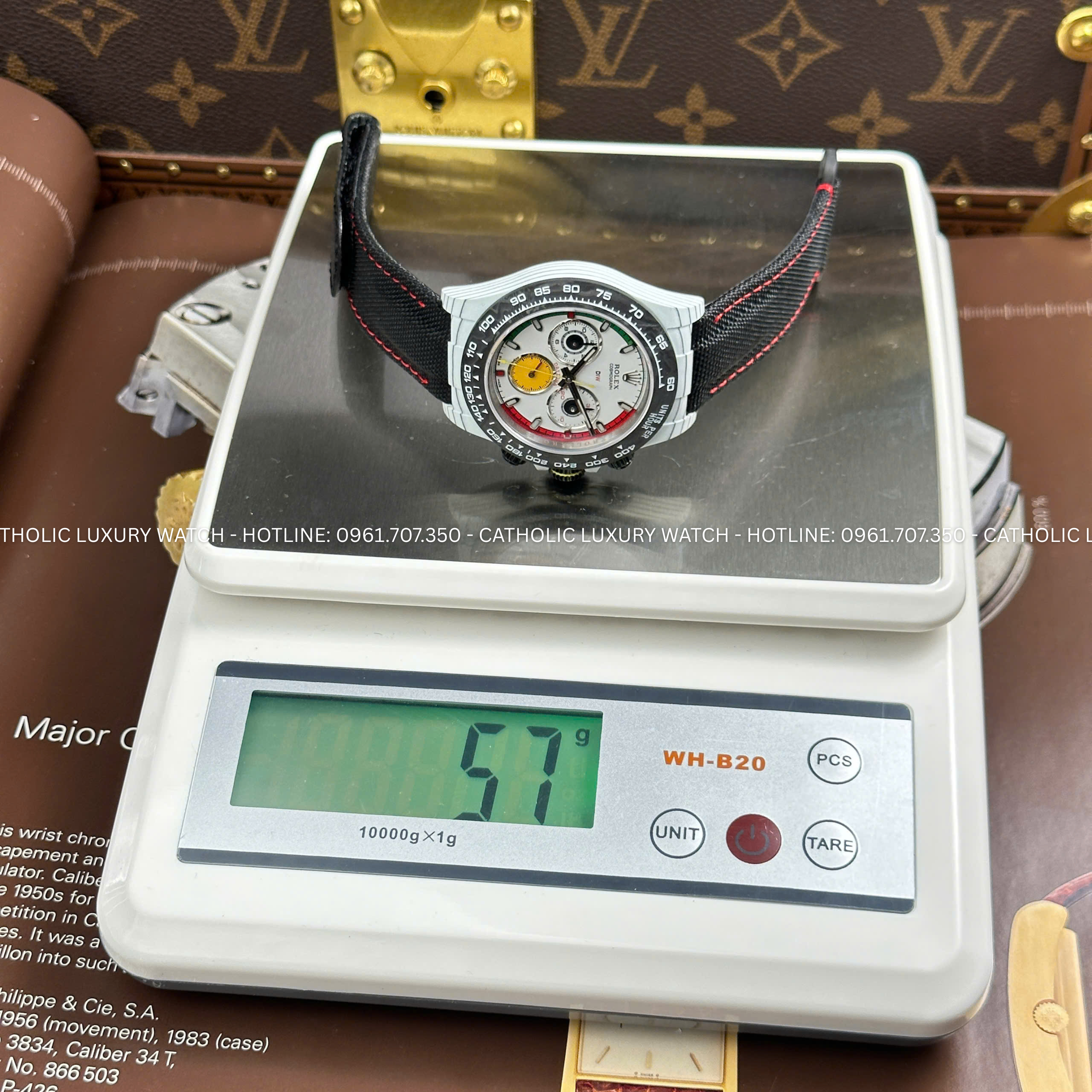 Đồng hồ Rolex Daytona Ferrari Diw Replica 1:1, Size 40mm