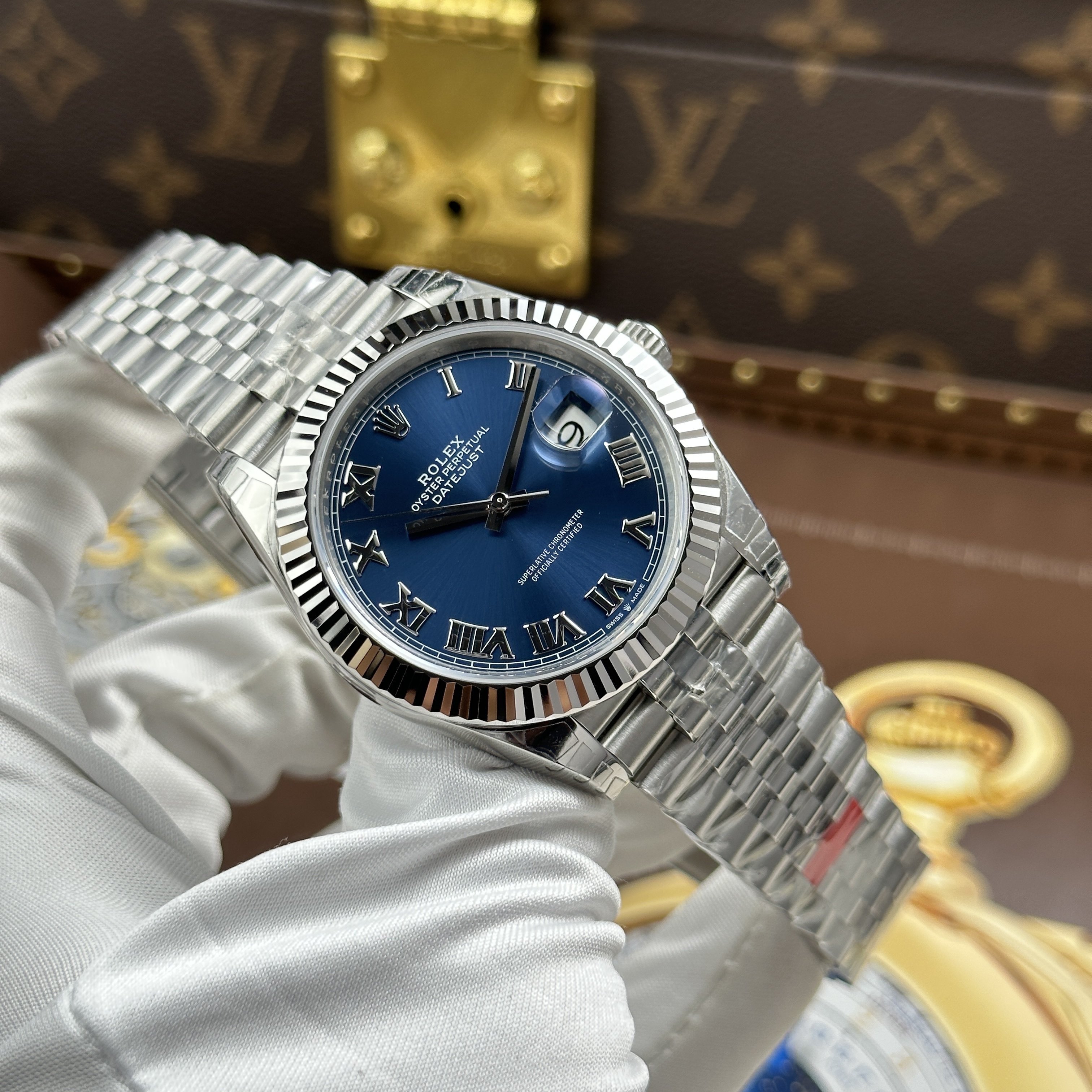 Đồng hồ Rolex Datejust 126334, size 41mm, Vany Blue 1