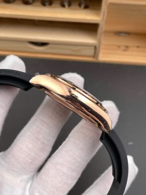 Đồng hồ Rolex Daytona 126515 Replica 1:1, mặt thiên thạch dây đeo Oysterflex, Size 40mm