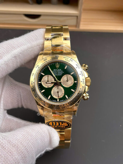Đồng hồ Rolex Cosmograph Daytona 126508 Replica 1:1, mặt xanh loki, Size 40mm