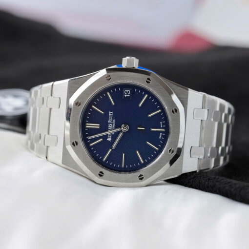 Đồng hồ Audemars Piguet Rep 1:1 Royal Oak Jumbo Extra-thin 16202, mặt số Grained Tuscan, Size 39mm