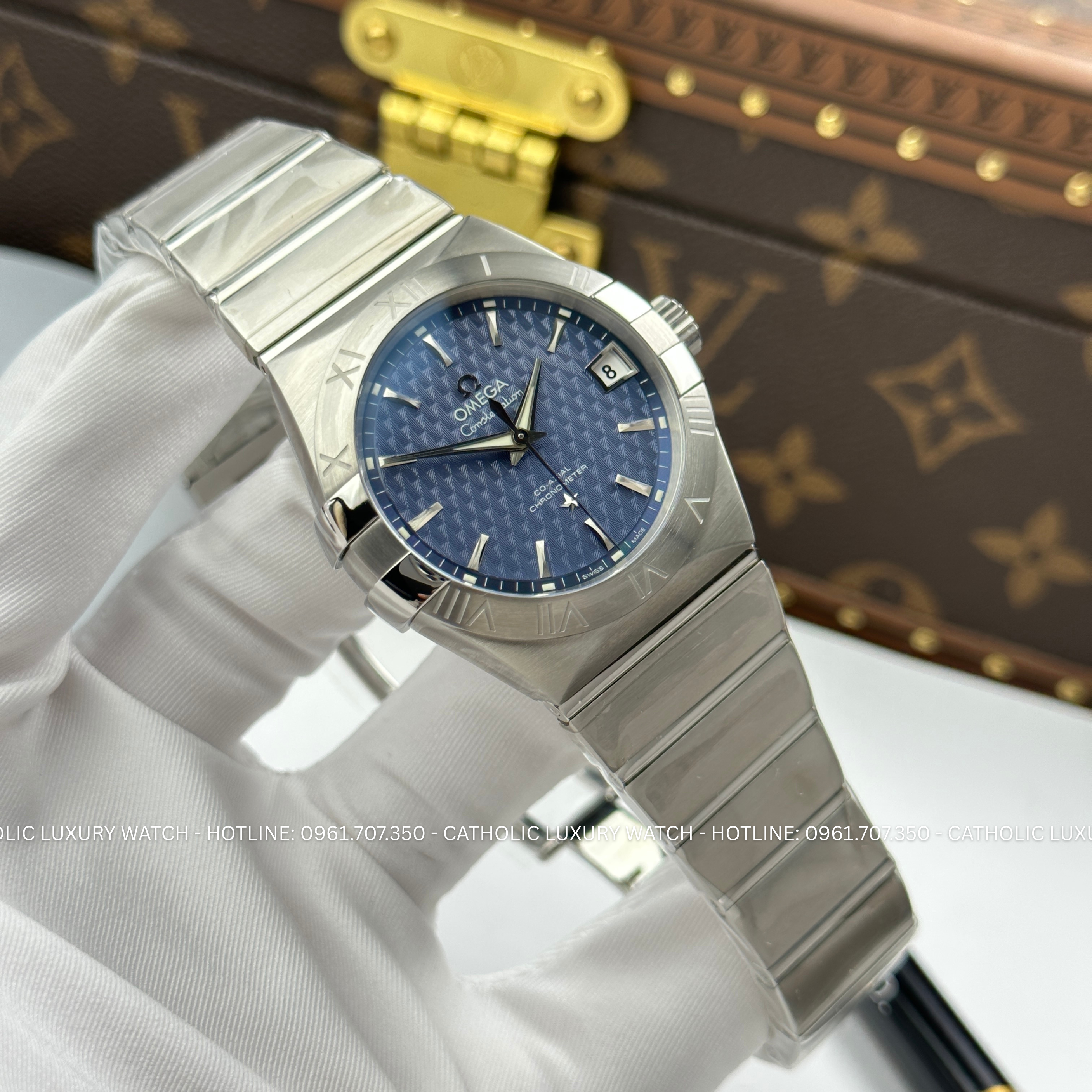 Đồng hồ nam Omega Constellation Co-Axial, Size 38mm