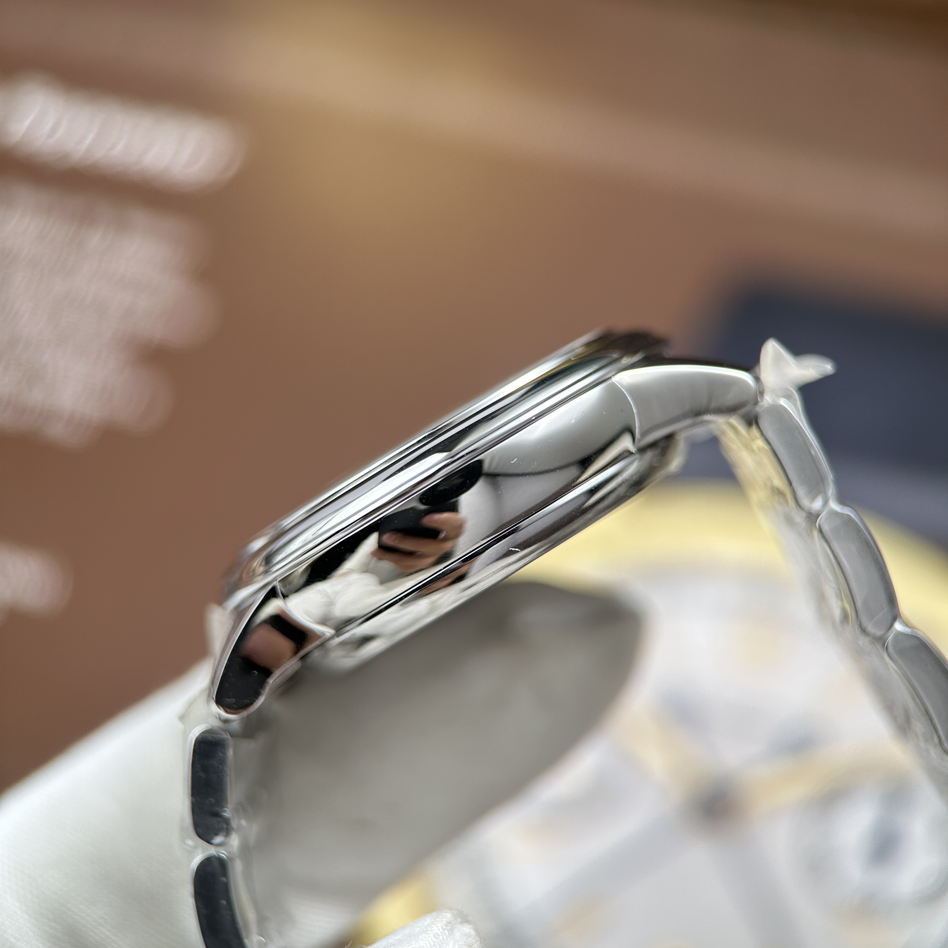 Đồng hồ Omega De Ville Prestige, size 34mm. Nâu