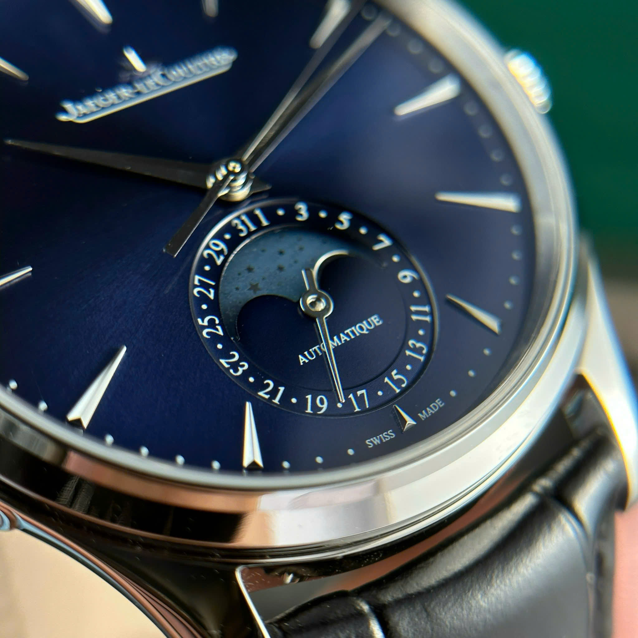 Đồng hồ Jaeger LeCoultre Master Ultrathin Moon, Size 39mm, Navy Blue