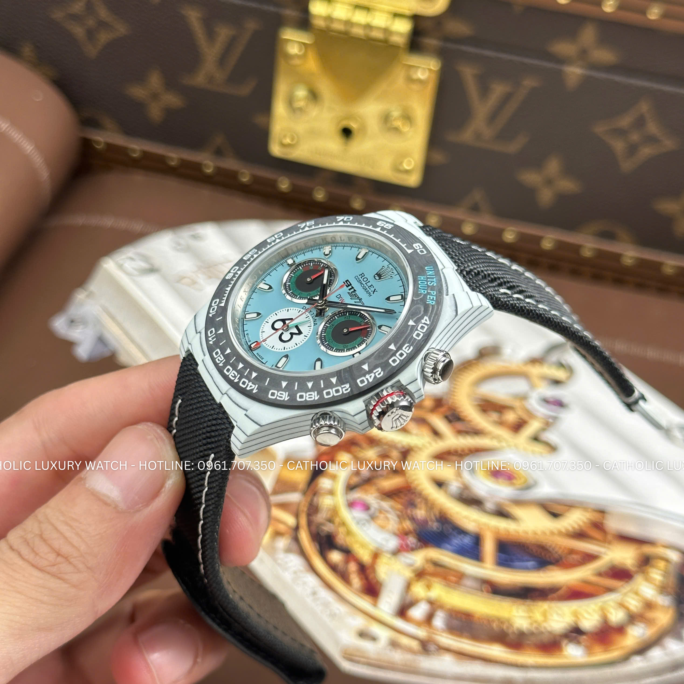 Đồng hồ Rolex Daytona Porsche Diw Replica 1:1, Size 40mm