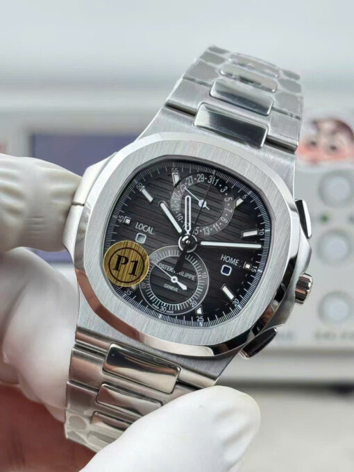Đồng hồ Patek Philippe Nautilus 5990 Replica 1:1, mặt xám, size 40.5mm