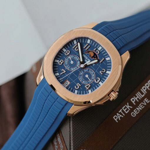 Đồng hồ Patek Philippe Aquanaut 5261R, mặt xanh dương máy cơ Thụy Sỹ, Size 40mm