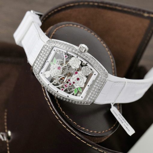 Đồng hồ Franck Muller V32, màu trắng, Size 36mm