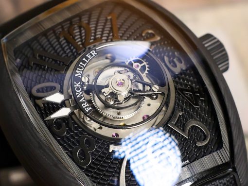 Đồng hồ Franck Muller Grand Central Tourbillon vỏ Carbon 45mm, Carbon - Titanium