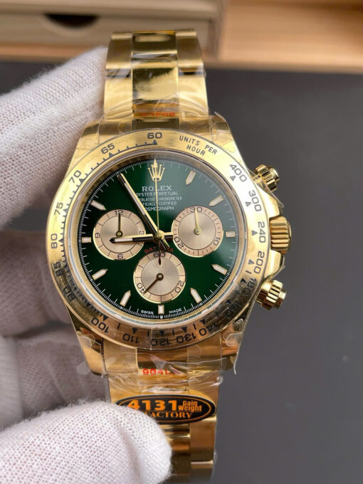 Đồng hồ Rolex Cosmograph Daytona 126508 Replica 1:1, mặt xanh loki, Size 40mm