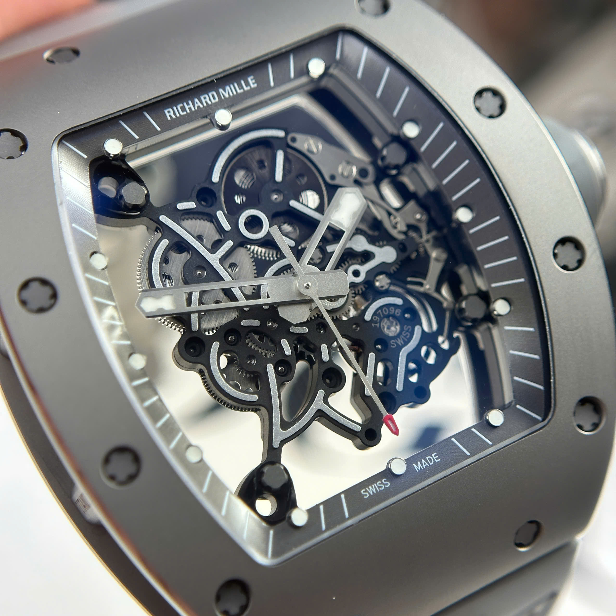 Đồng hồ Richard Mille RM055 Bubba Watson Grey Boutique Edition, size 42.7 x 49.9mm, Xám