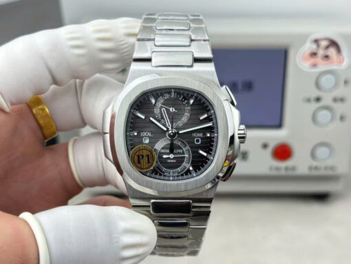 Đồng hồ Patek Philippe Nautilus 5990 Replica 1:1, mặt xám, size 40.5mm
