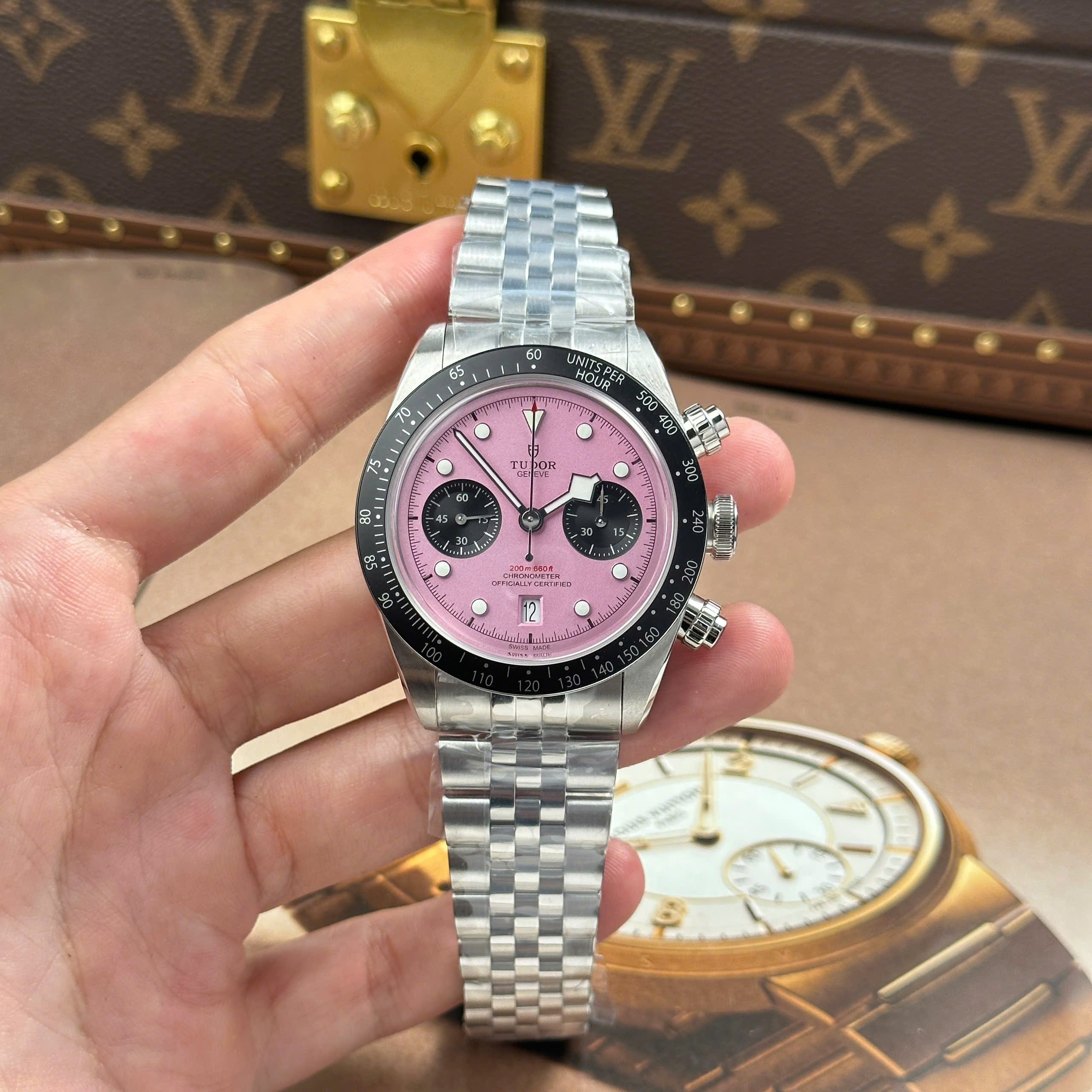 Đồng hồ Tudor Black Bay Chronograph, Size 41mm, Pink