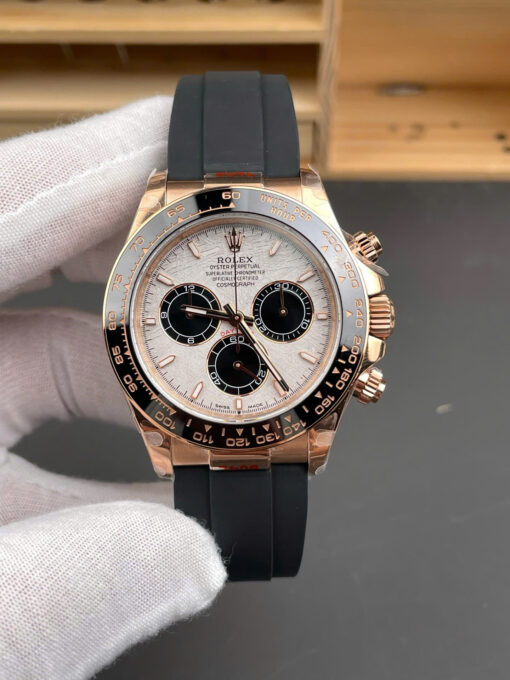 Đồng hồ Rolex Daytona 126515 Replica 1:1, mặt thiên thạch dây đeo Oysterflex, Size 40mm