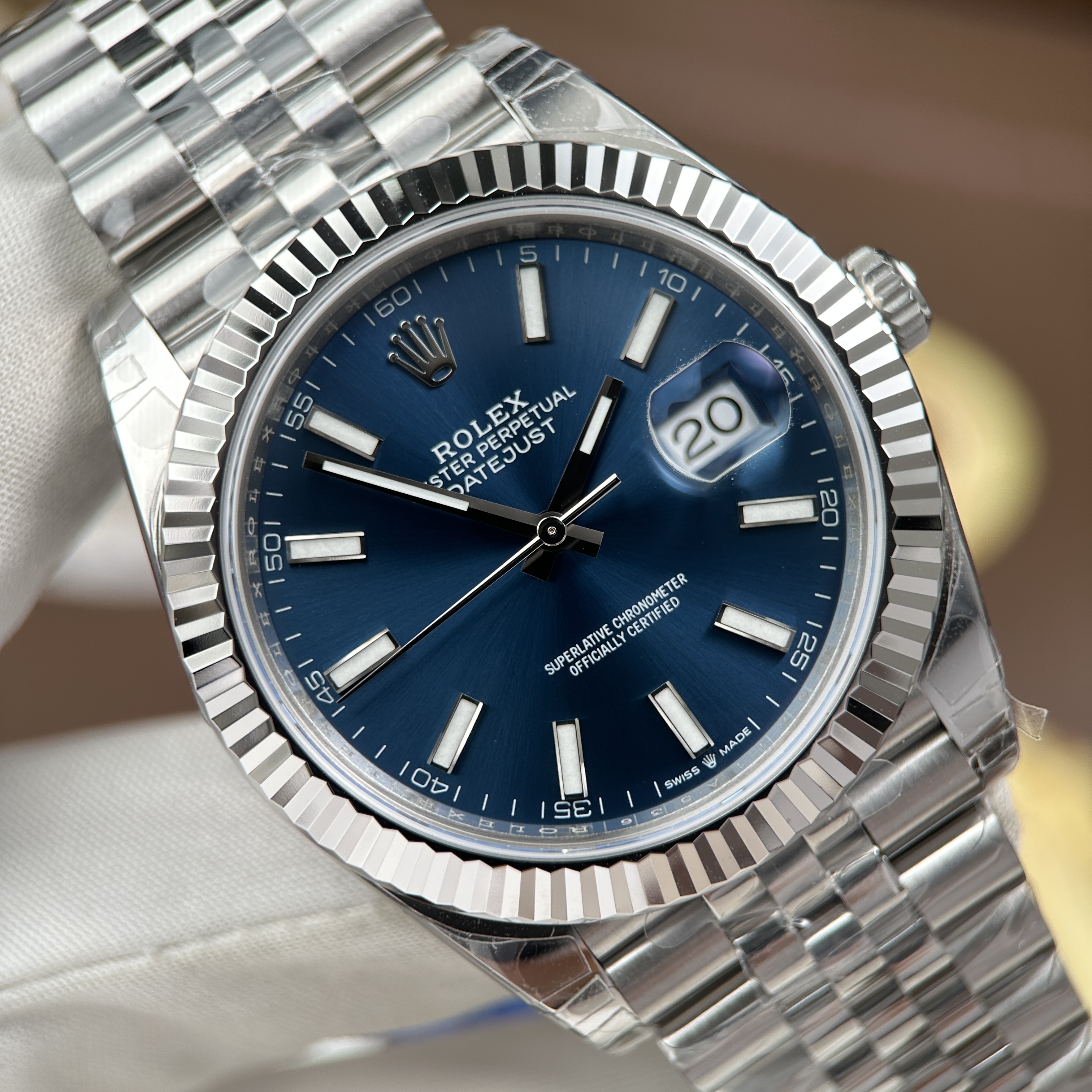 Đồng hồ Rolex Datejust 126334 - Xanh da trời - Size 41mm