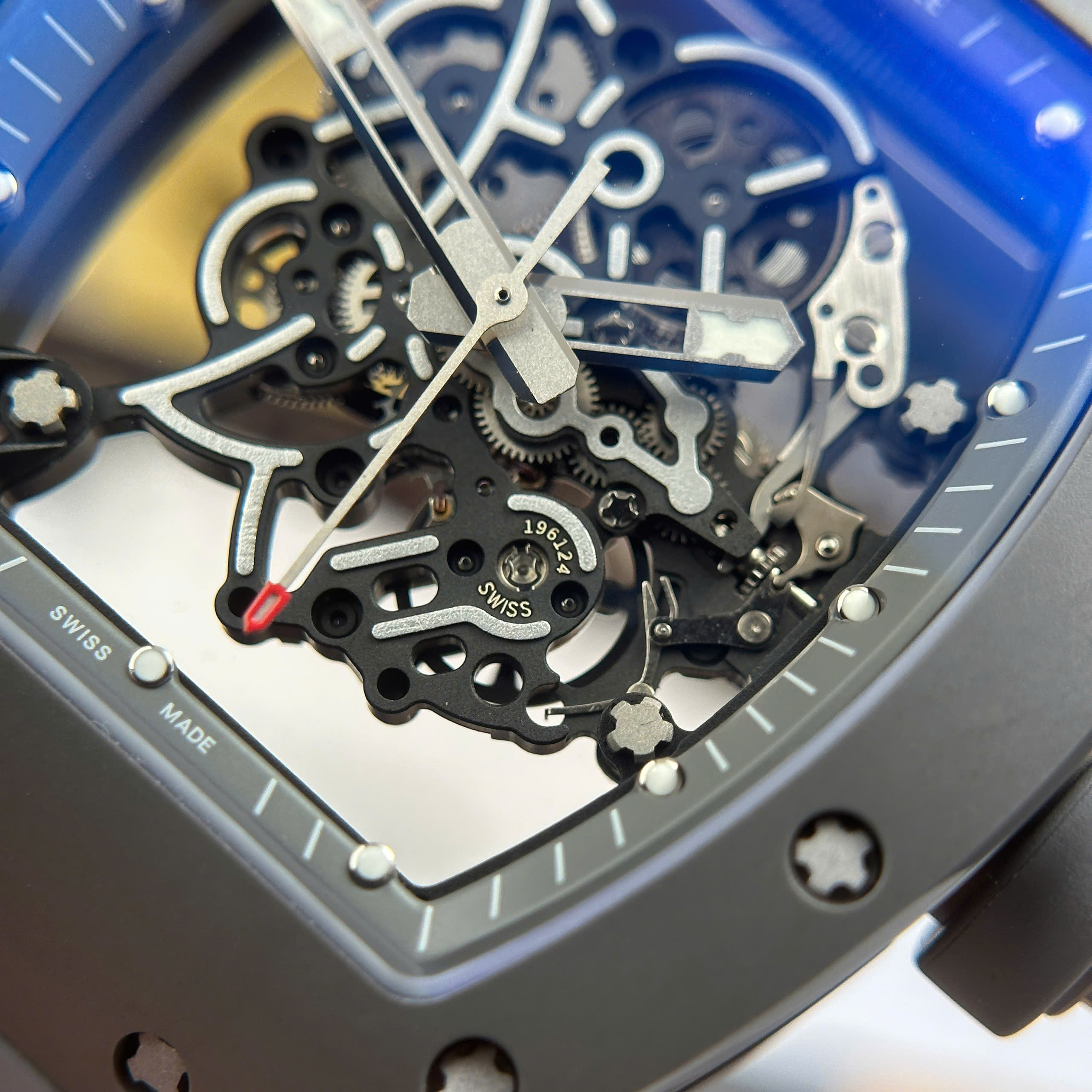 Đồng hồ Richard Mille RM055 Bubba Watson All Grey Boutique Edition, size 42.7 x 49.9mm, Xám đậm