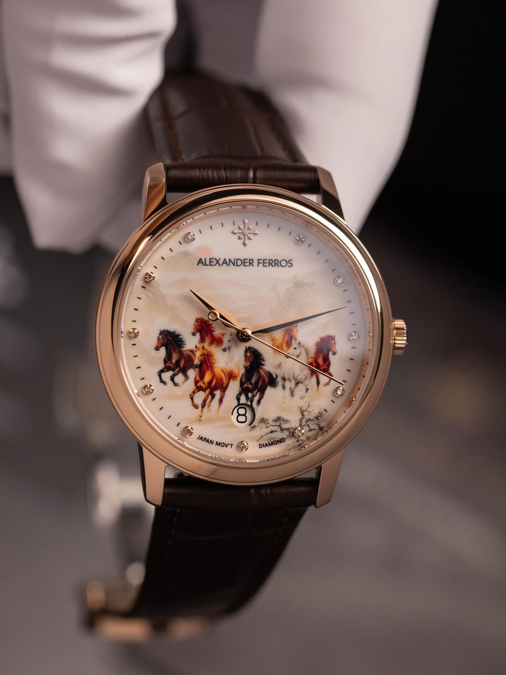 Đồng Hồ Alexander Ferros 9302RD-26 "Bát Mã Truy Phong"