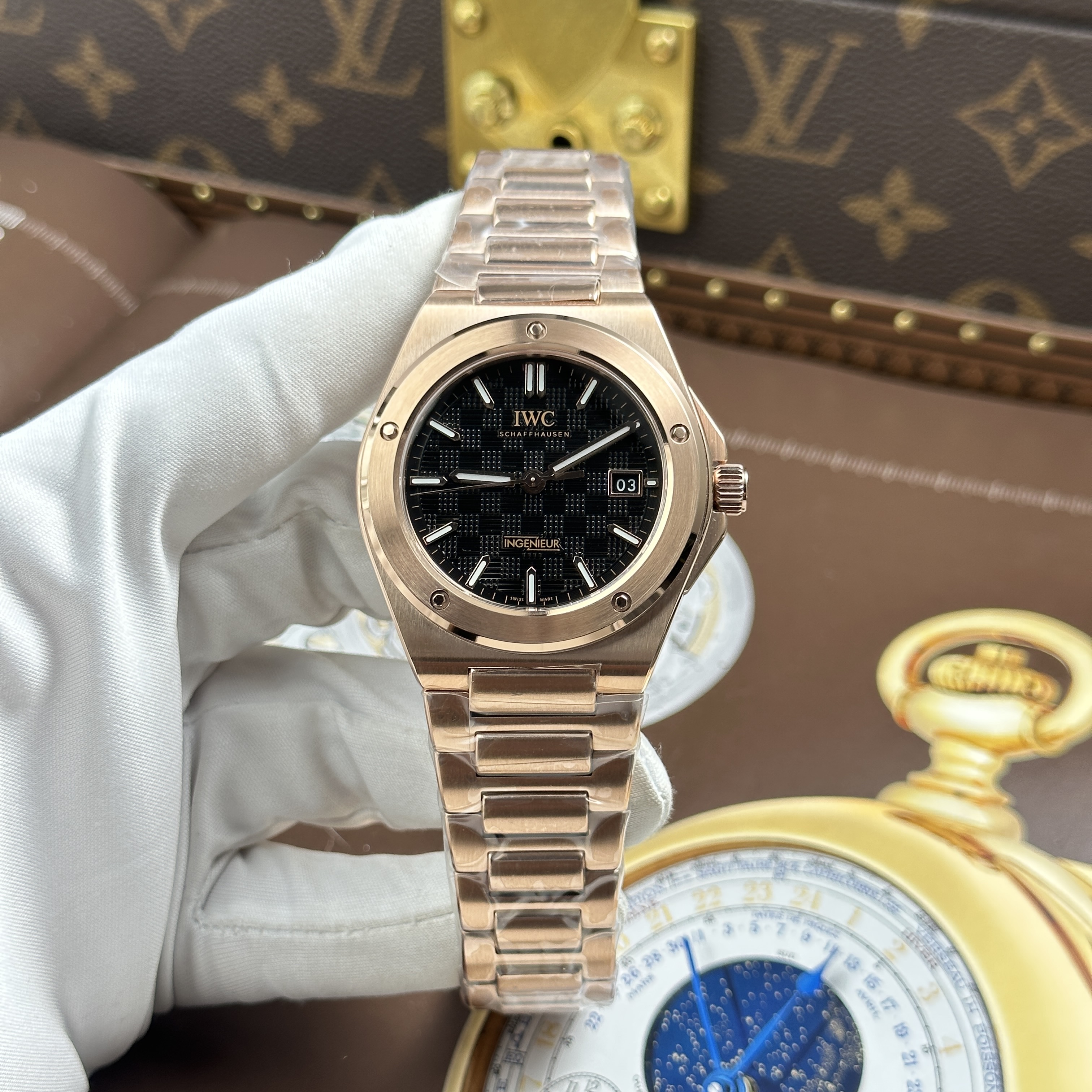 Đồng hồ IWC Ingenieur, Size 40mm, Vàng hồng