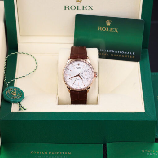 Đồng hồ Rolex Cellini 50515, Chế Tác bọc vàng thật 18K, mặt trắng, Size 39mm