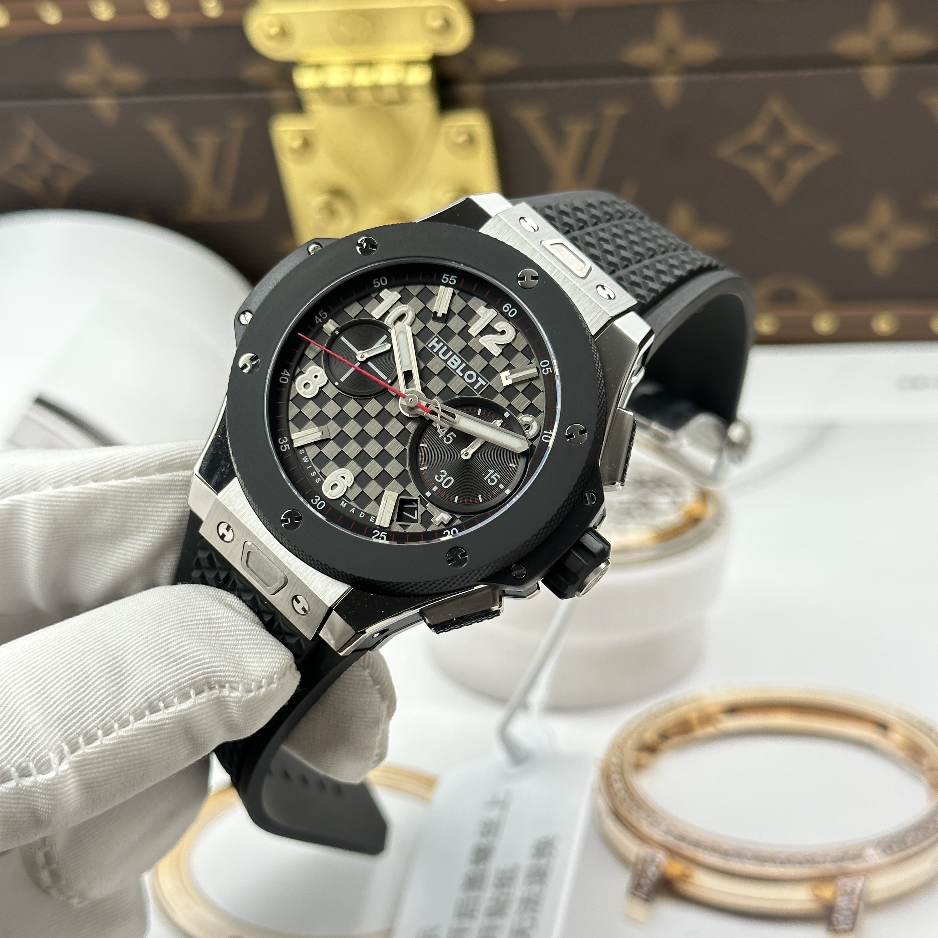 Đồng hồ Hublot Big Bang 20th Anniversary, Size 43mm, Đen xám