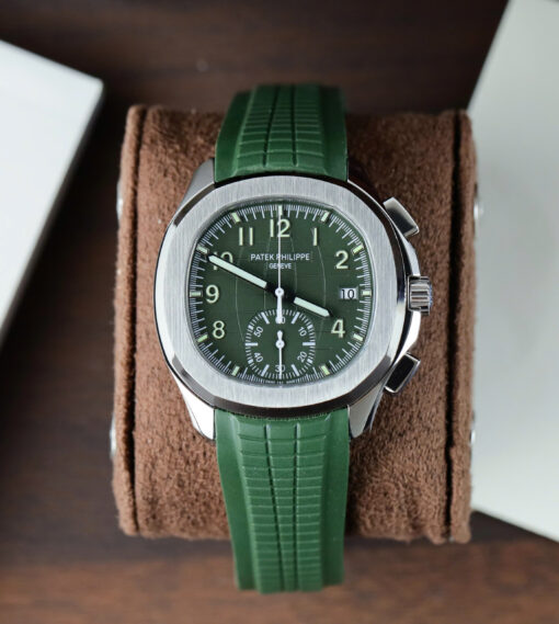 Đồng hồ Patek Philippe Aquanaut 5968G Replica 1:1, màu xanh kak, size 42mm